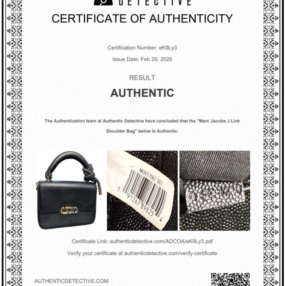 The Marc Jacobs J Link Black Leather Shoulder Bag - Picture 12 of 14